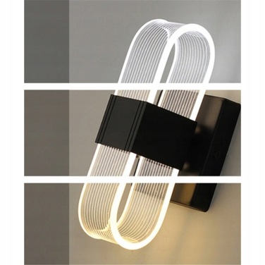 Настінний світильник-бра LED Loft, чорний, 10 Вт (3000К/4500К/6000К)