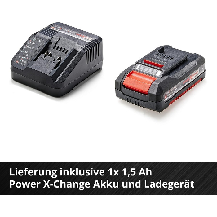 Акумуляторна дриль-шуруповерт Einhell TC-CD 18/35 Li-Solo Power X-Change (18 В, 35 Нм, 10 мм патрон, без акумулятора та зарядного пристрою)