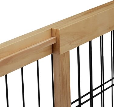 Захисне відсікач Relaxdays для дітей та тварин, регульований, 56x70-108 см, для сходів та дверей