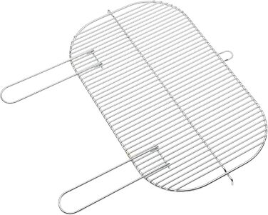 Барбекю-решітка Barbecook овальна з ручками 55x33,6 см для вугільних грилів Loewy та Arena, нержавіюча сталь, легке очищення