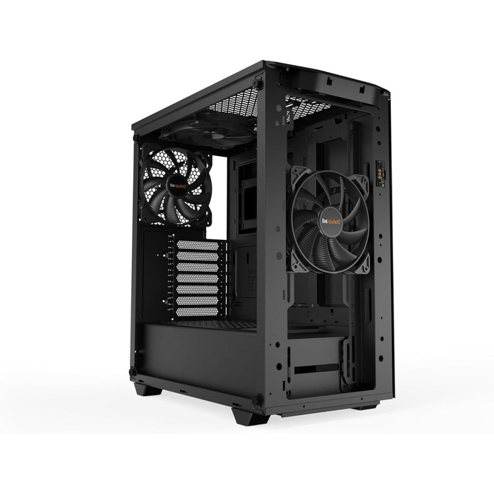 be quiet! Pure Base 500DX Black - корпус ПК з 3 вентиляторами Pure Wings 2, ARGB підсвічуванням, підтримка радіаторів до 360 мм, скло