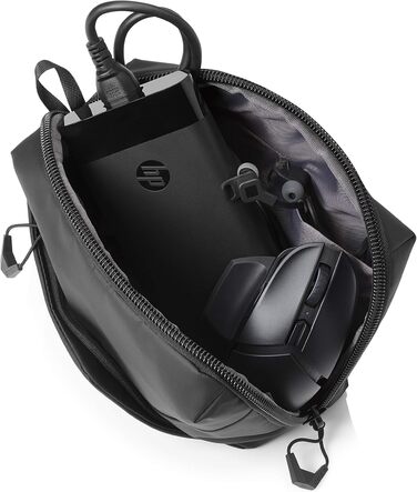 OMEN Transceiver Pouch Accessory Bag (water-resistant, Electronics Organizer, Cable Bag, Case, Accessories, Protective Cover, Front Pocket) Black, One Size