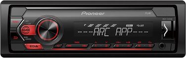Автомагнітола Pioneer MVH-S120UB 1DIN, USB, MP3, AUX, Android, 4x50Вт, RDS, еквалайзер, ARC App, чорна, без Bluetooth