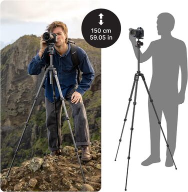 Штатив Manfrotto Befree Advanced для Sony Alpha з кріпленням Arca-Swiss Twist Lock