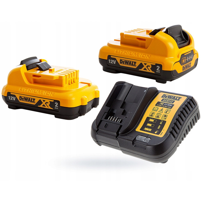 Ударний дриль-шурупокрут DeWalt 12V 57/25Nm 2x2,0Ah DCD706D2