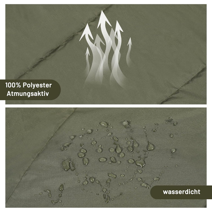 Сплячий мішок AGEM для дорослих: літо, зима, 3-4 сезони, кемпінг, рибалка, 225x100 см, 4-5 кг