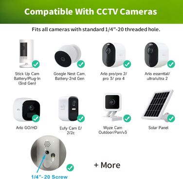 Держатель для дитячого монітора Lonnky 7.1' - сумісний з Vtech, Eufy, ANMEATE та іншими, регульований кріплення для ліжечка та стіни