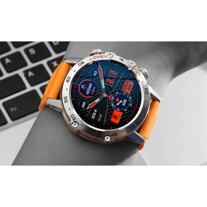 Чоловічий смарт-годинник JG Smart Hammer Black, чорний