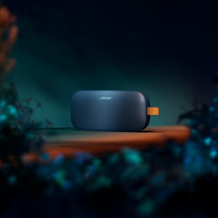 Портативна Bluetooth колонка Bose SoundLink Flex (2 покоління), водонепроникна, пилонепроникна, з природним звучанням, до 12 годин роботи від акумулятора, колір «Сутінковий блакитний»