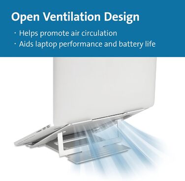 Підставка для ноутбука Kensington EasyRiser Silber: регульована, з вентиляцією, для екранів до 16 дюймів