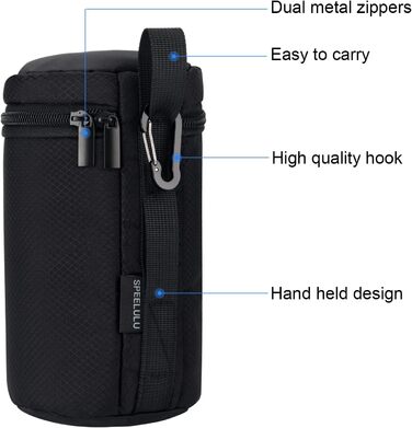 Водонепроникний захисний чохол для об'єктивів камери (набір 4 розмірів) - захист для DSLR об'єктивів