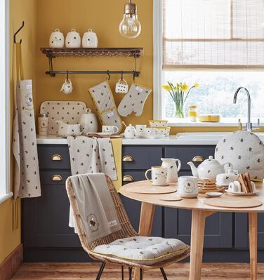 Cooksmart Ceramic Sauciere, suitable for all kitchen designs, perfect for family meals and Sunday roasts – Bumblebees