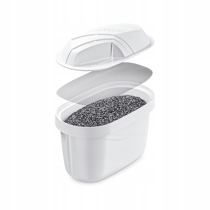 Скляний фільтраційний глечик Wessper D2 BOROSILICATE FF 3л, м'ятний + фільтр