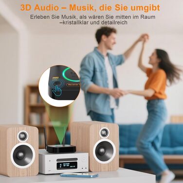 Bluetooth-ресивер 1Mii B06Ultra з підтримкою LDAC для стереосистем та Hi-Fi аудіо адаптер