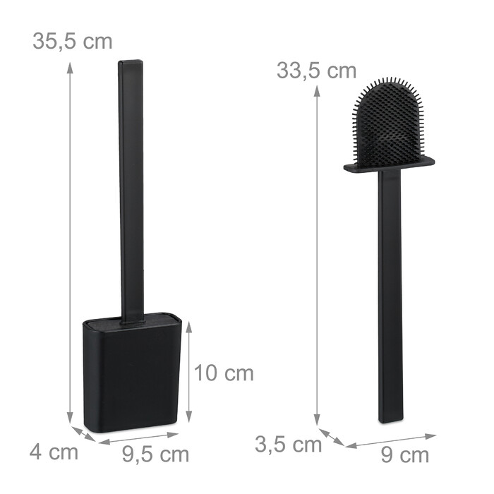 Wall-Mounted Toilet Brush