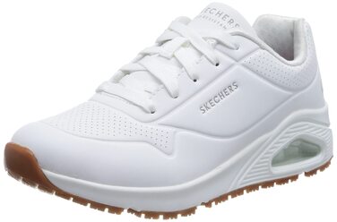 Черевики Skechers UNO SR для жінок, робочі кросівки, білі, синтетика (35.5 EU)