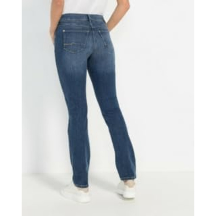 Жіночі джинси MAC Melanie Stretch Denim Grey (34W/32L, Mid Blue Used/L32) - Розтяжка, Сірий колір