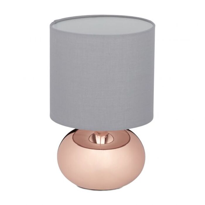 Relaxdays Round Table Lamp with Touch Function