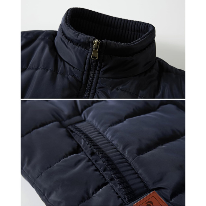 Чоловіча жилетка VtuAOL, тепла зимова жилетка з флісовою підкладкою, для активного відпочинку, чорна, XL