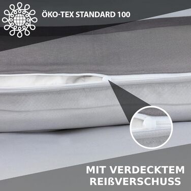 Комплект постільної білизни 4 частини: 2 простирадла 135x200 та 2 наволочки 80x80 | ÖkoTex сертифікат, для алергіків | Дизайн 5