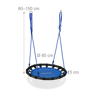 Relaxdays Nest Swing 80cm