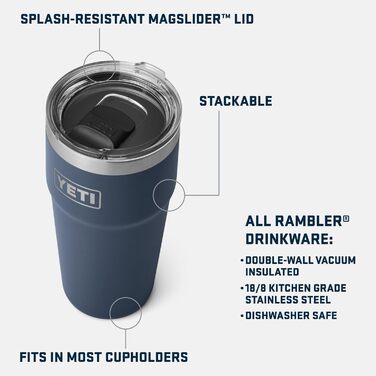 Термос YETI Rambler 20 oz (591 мл) з кришкою MagSlider, Key Lime