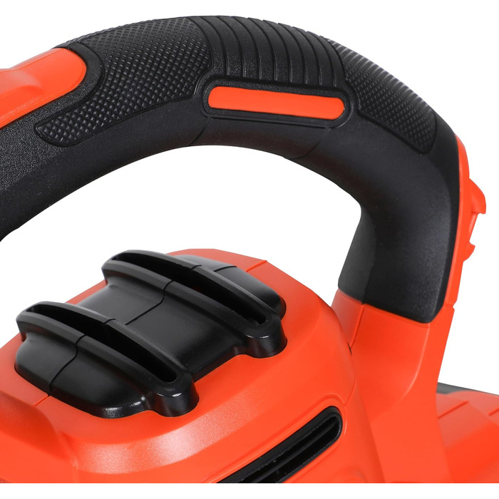 BLACK+DECKER 3-в-1 акумуляторний садовий пилосос-видувка 3000 Вт з подрібнювачем, рюкзаком-мішком 72 л, регульованою потужністю, для терас і доріжок (BEBLV300)