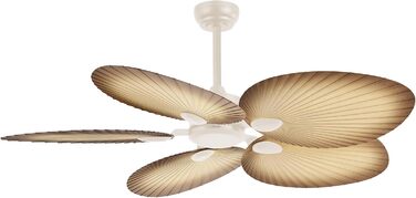 Стельовий вентилятор Cecotec EnergySilence Aero 5200 Palm DC 132 см з пультом, таймером, 6 швидкостей, режим зима/літо, регульована висота