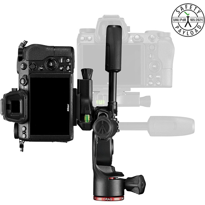 Карбоновий штатив Manfrotto Befree Live Carbon з відео-головкою та сумкою, для DSLR та бездзеркальних камер, навантаження 4кг