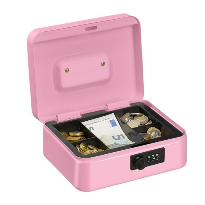 Relaxdays Combination Lock Cash Box