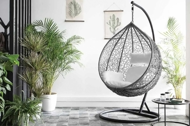 Підвісне крісло-гойдалка Bluegarden, 105 см, витримує до 120 кг