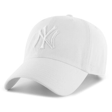 Кепка бейсболка 47 Brand Cleveland Indians Clean Up Strapback (біла, універсальний розмір)