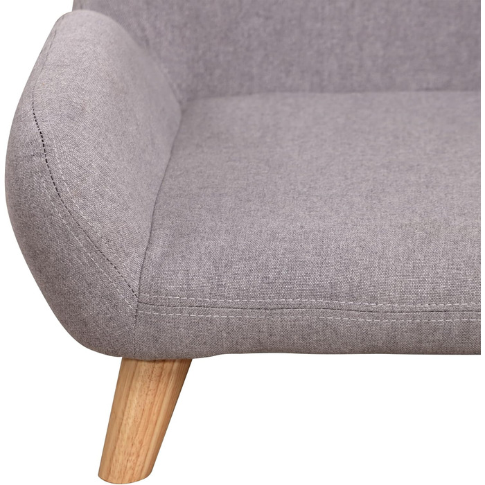 Софа для собак PawHut, скандинавський стиль, сіра, 72 x 44 x 31 см