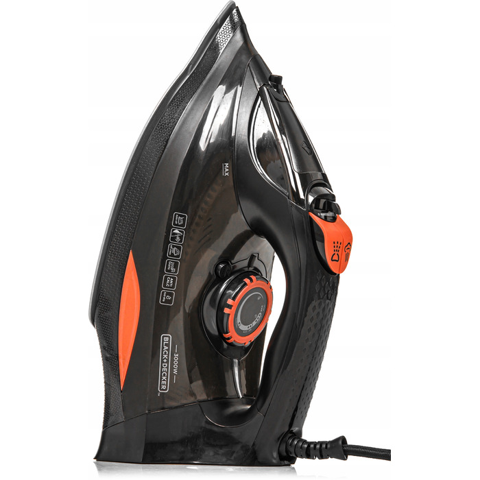 Парова праска Black+Decker BXIR3000E (3000 Вт; чорна)