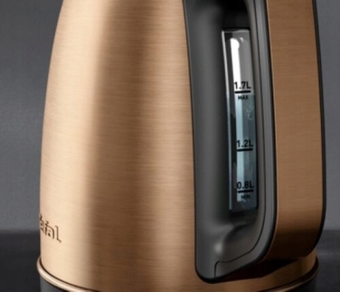 Електричний чайник Tefal KI280G10, 2400 Вт, 1,7 л, жовтий/золотистий
