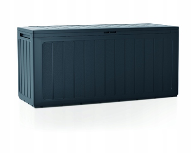 Садова скриня WOODEBOX 280л, антрацит - Prosperplast MBWL280-S433