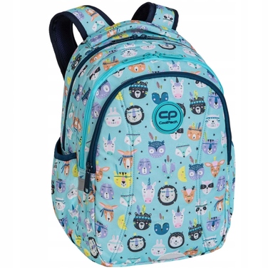Багатовідсіковий шкільний рюкзак CoolPack, багатоколірний (зелений), 21 л