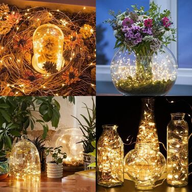 Гірлянда світлодіодна Gresonic 200/300er, 300 LED, тепле біле світло, для декору інтер'єру та екстер'єру, живлення від мережі