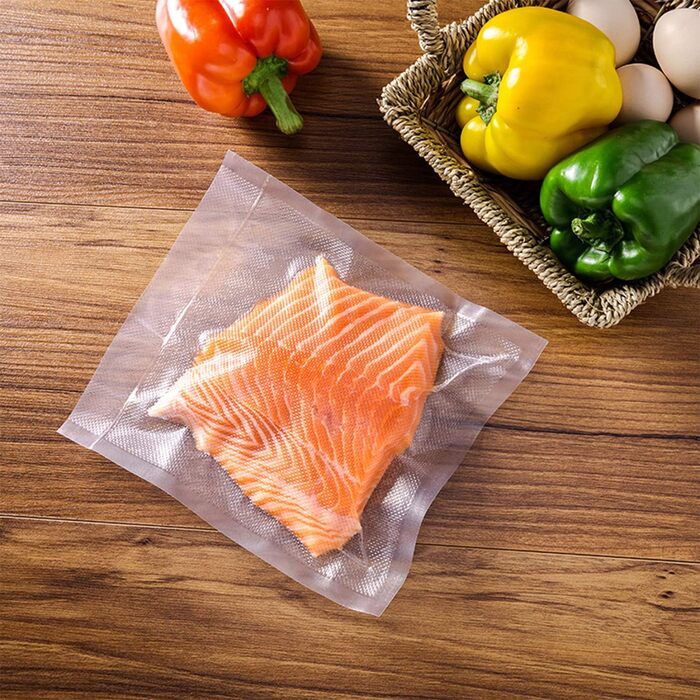Vacuum Bags for Food 20CM x 30CM, 200 Bags Professional Food Vacuum Bags for All Vacuum Sealers & Food Vacuum Machines, BPA-Free, Sous Vide Freezer Bags