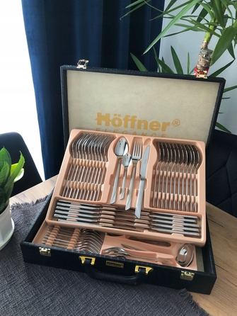 Набір столових приборів Hoffner Premium Laser 72 предмети