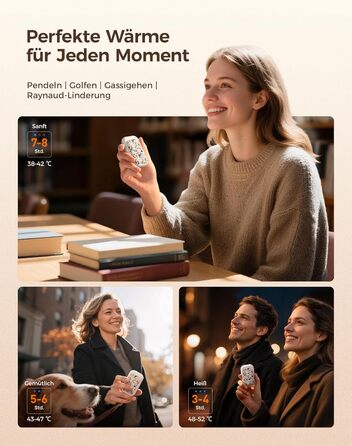 Електричні грілки для рук OCOOPA AI з магнітом, 2 шт., 5000mAh, акумуляторні, ультратонкі, для жінок, подарунок, зима