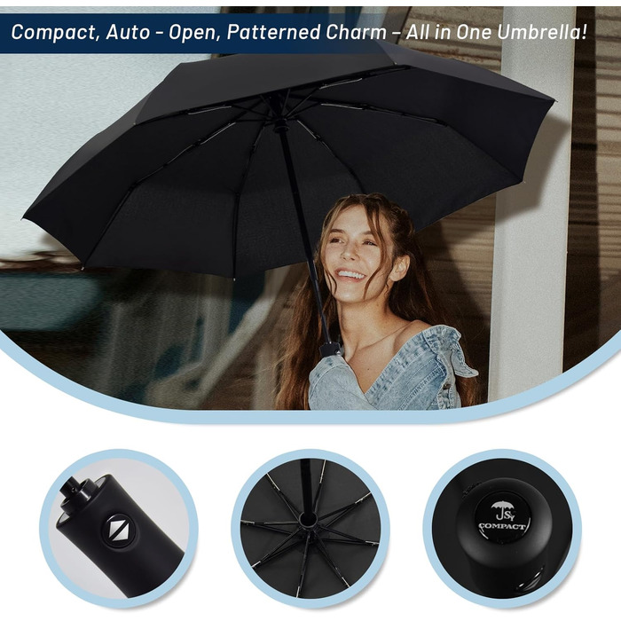 Компактний дорожній парасолька SY Winddicht: автоматичний, легкий, міцний. Виробник продає за високою ціною з відмінним співвідношенням ціни та якості