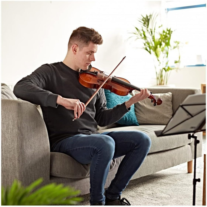 Скрипка Gear4music повного розміру для дорослих початківців з футляром та струною