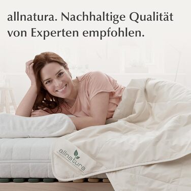 allnatura Cotton Pillow Cotona-Medicott 40x80 cm Test Winner - 100% Organic Cotton ideal for allergy sufferers - Suitable for side and back sleepers - Adjustable height & machine-washable cover - Made in Germany… 40 x 80cm cotton pillow