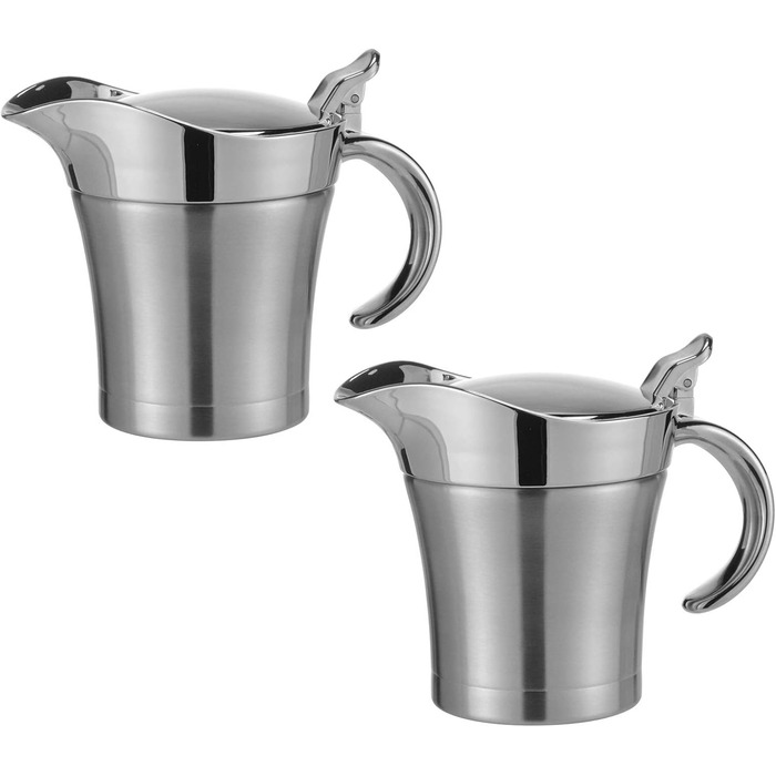 HAC24 2-Piece Set Thermal Saucepan Insulated Sauce Can Sauce Pot Sauce Bowl