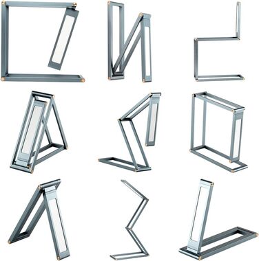 LED лампа настільна ELZO з регулюванням яскравості та гнучкою ніжкою, алюміній, темно-сіро-блакитна