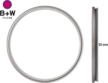 Фільтр B&W 010 UV-Haze- und Schutz-Filter 55mm T-Pro з покриттям Titan-Finish та MRC Nano (16 шарів)