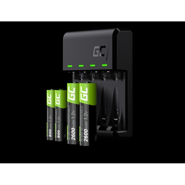Зарядний пристрій Green Cell VitalCharger для 4 акумуляторів AA/AAA Ni-MH