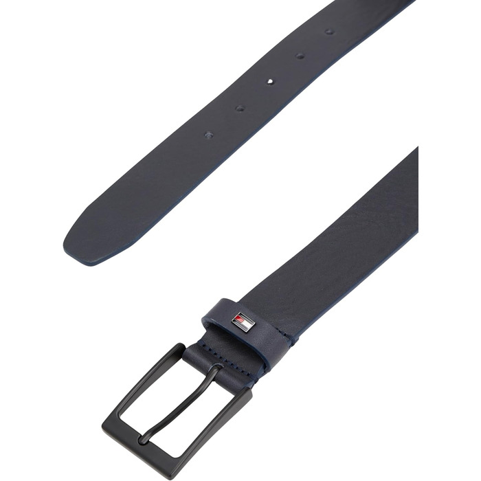 Чоловічий шкіряний ремінь Tommy Hilfiger Layton AM0AM13016, синій (Space Blue)