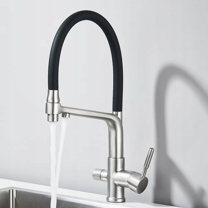 Змішувач для кухні стілець ARVON FRESHLINE, сріблястий